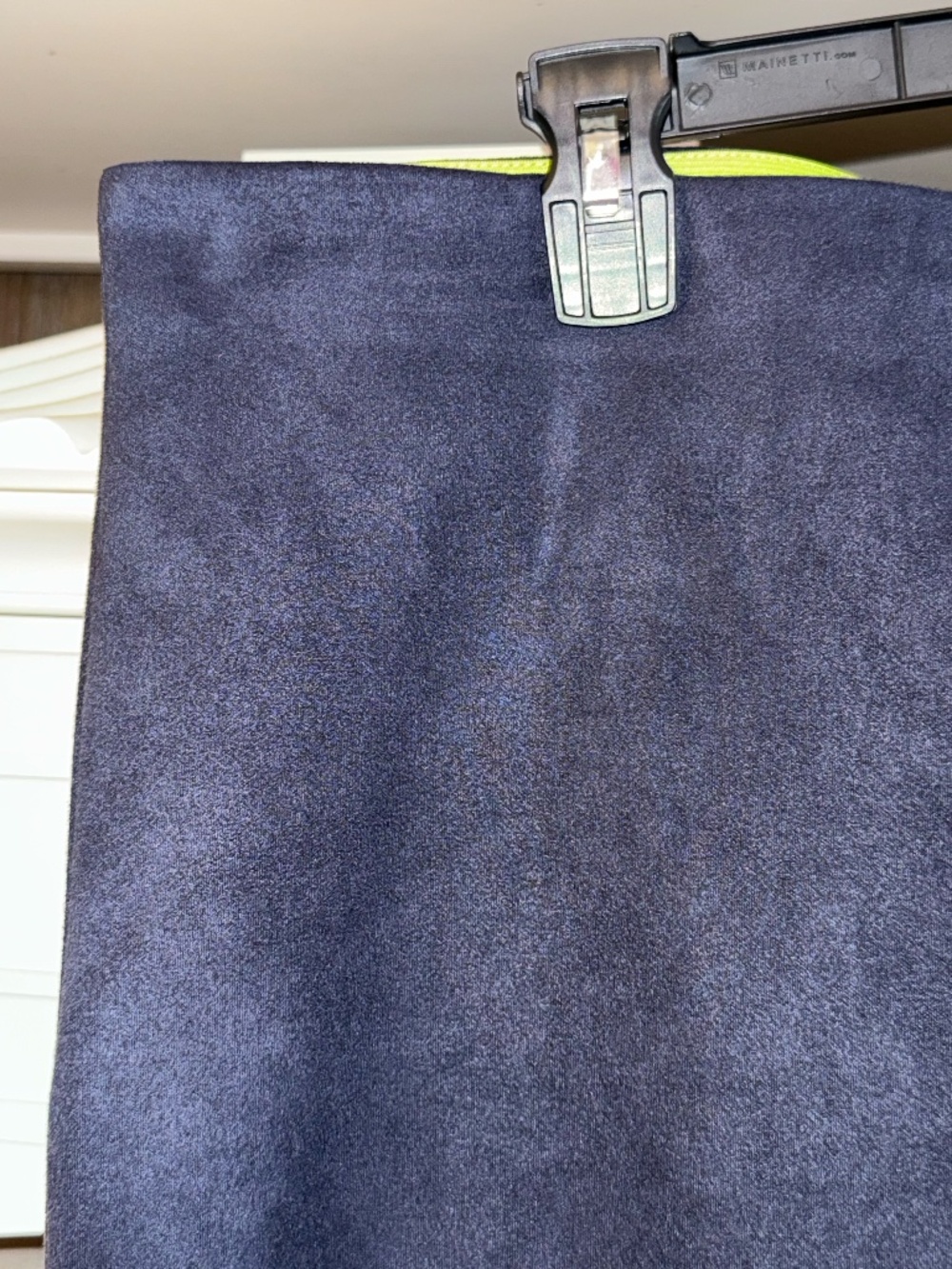 Gretchen Scott Xl navy blue faux suede pull on pants - Picture 3 of 4